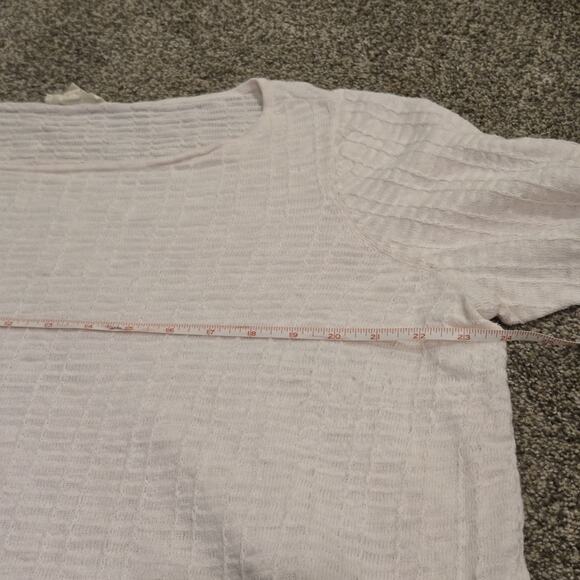 Eileen Fisher Women's Light Pink Organic Linen Cotton Blend Sweater Size 2XL - Picture 8 of 10